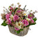 floral arrangement in a basket. Angola